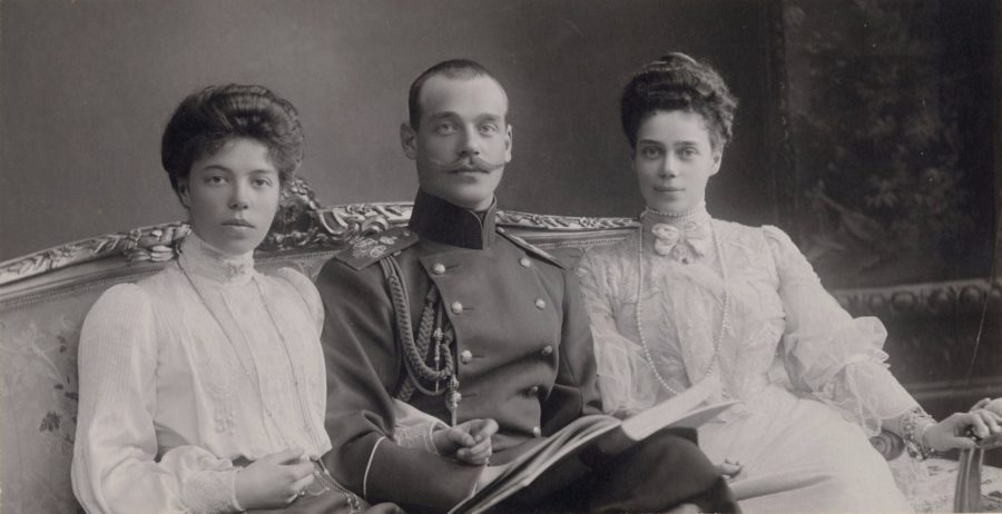 Княгиня Ольга Романова с братом Александром