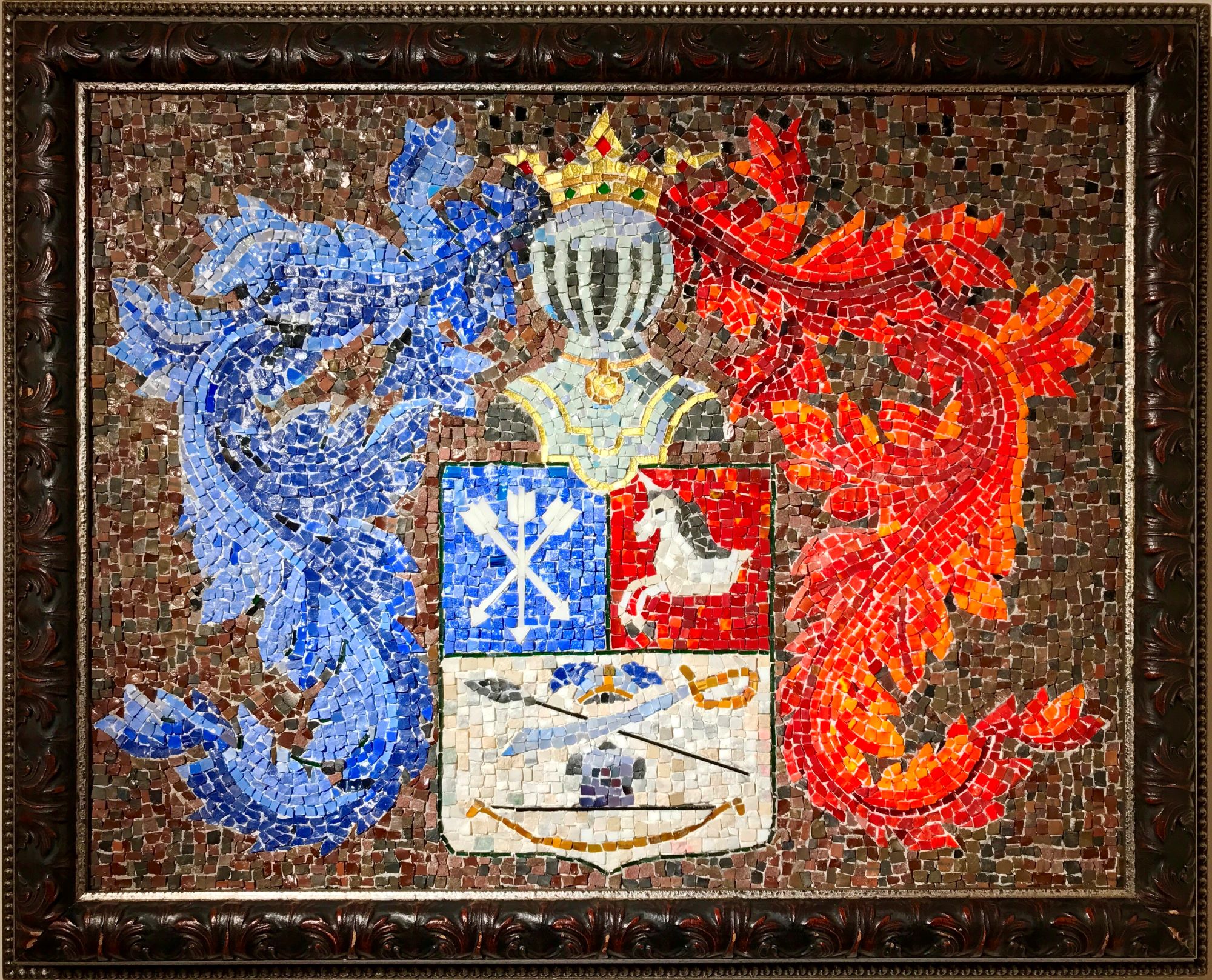 Герб семьи мозаика